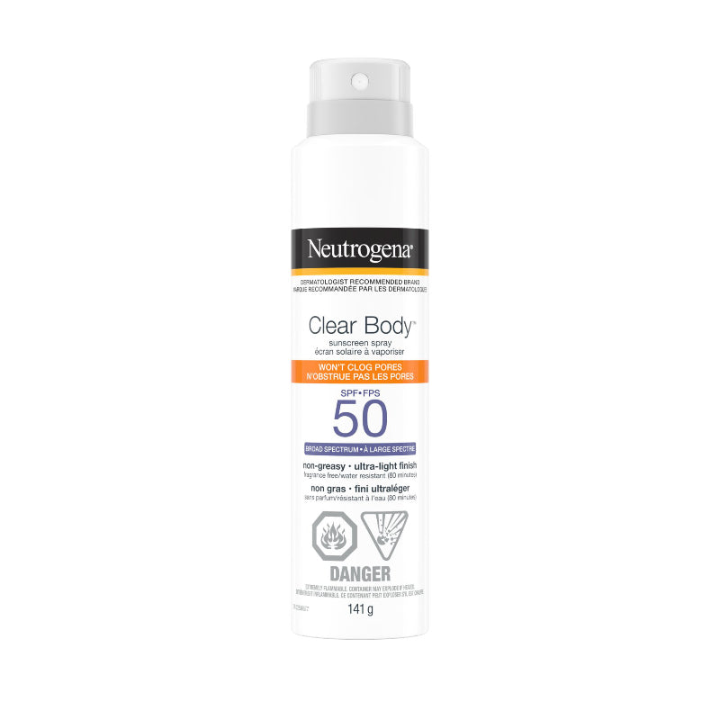 Neutrogena Clear Body Sunscreen Spray - SPF 50 - 141g