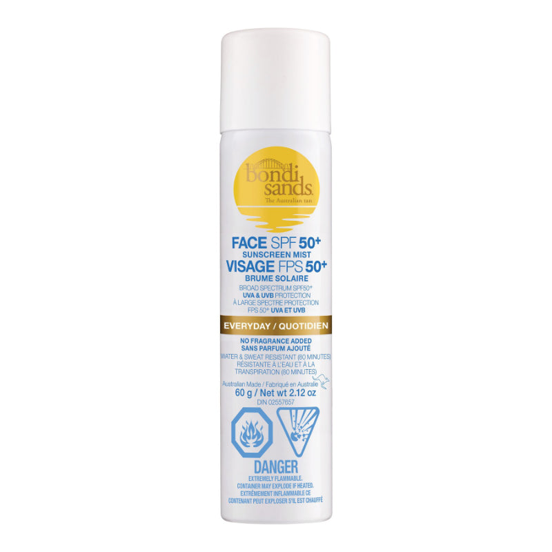 Bondi Sands Everyday Face Sunscreen Mist - SPF 50+ - 60g