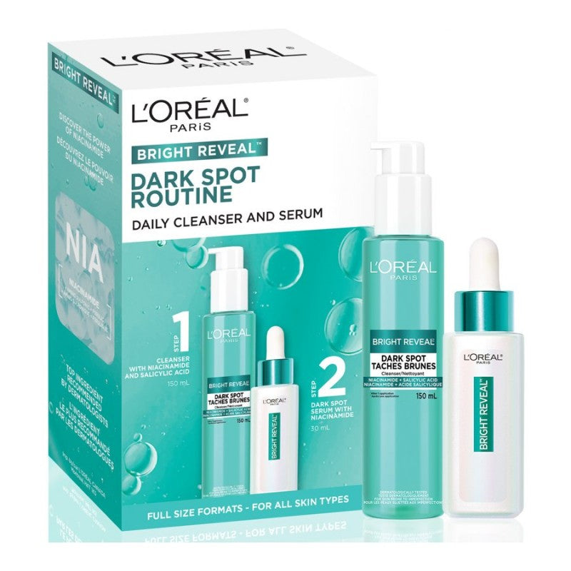 L'Oreal Paris Bright Reveal Dark Spot Routine Kit - 2 piece
