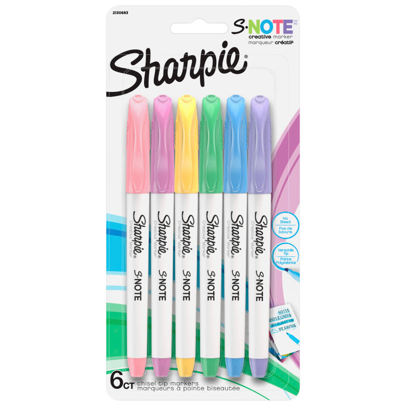 Sharpie S-Note Creative Markers - 6 Pack