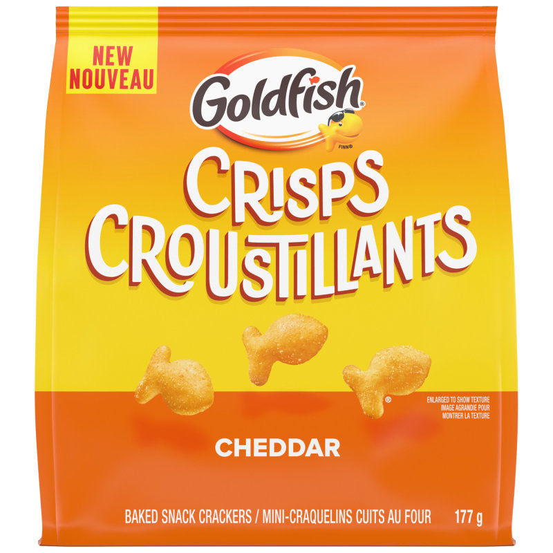 Goldfish Crisps Baked Snack Crackers - Cheddar - 117g