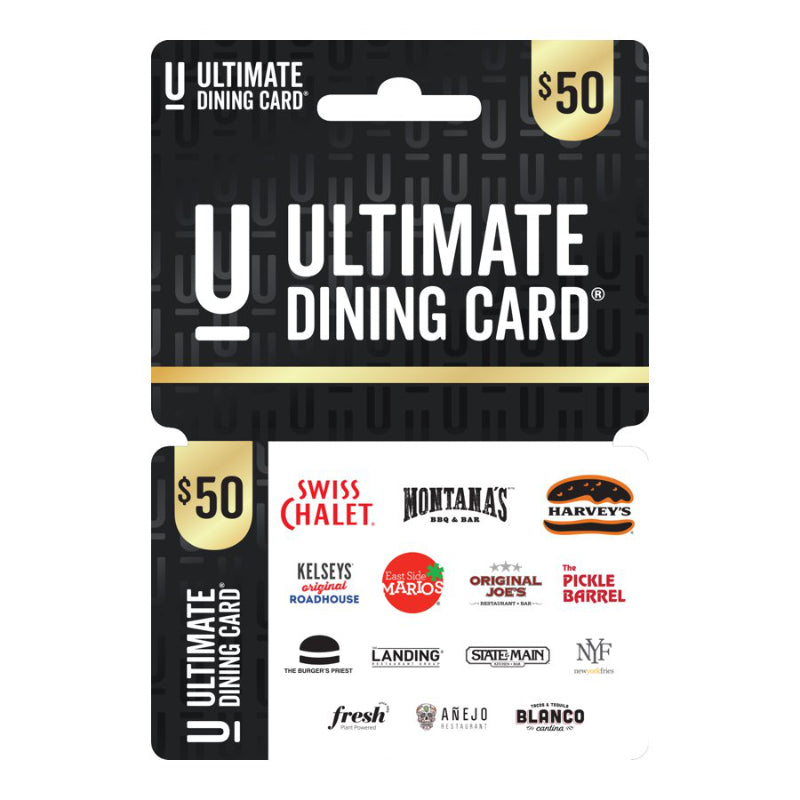 Recipe Ultimate Dining Card Gift Card - $50