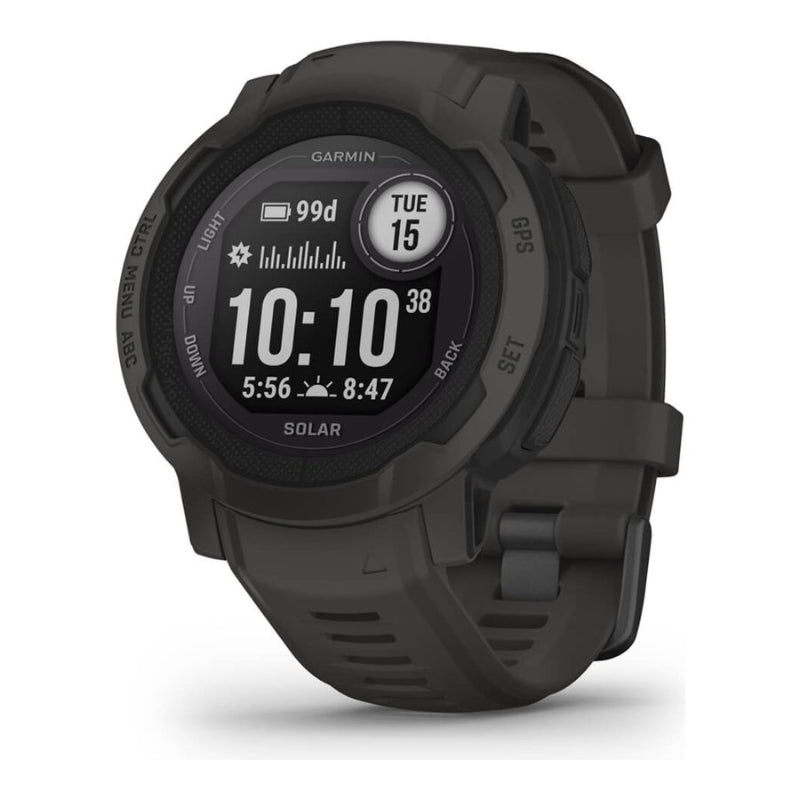 Garmin Instinct 2 Solar Smartwatch - 45mm - Graphite - 010-02627-10
