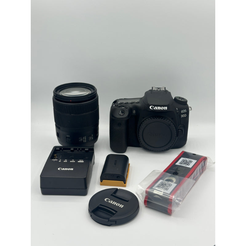 USED: Canon EOS 90D Digital Camera with Kit - Black - 10/10 - #472056001060
