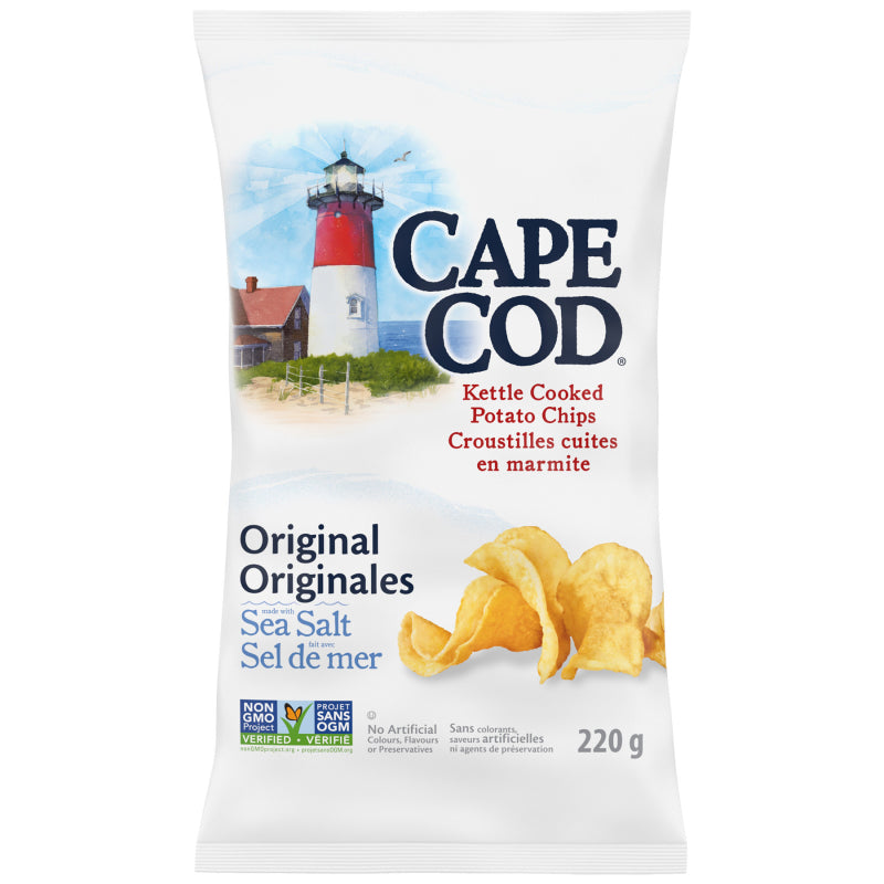 Cape Cod Original Potato Chips - Sea Salt - 220g