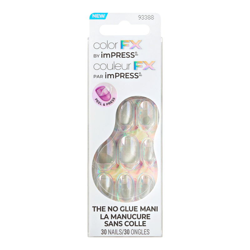 Color FX by imPRESS False Nails Kit - Short - Oval - Sour Love - 30's