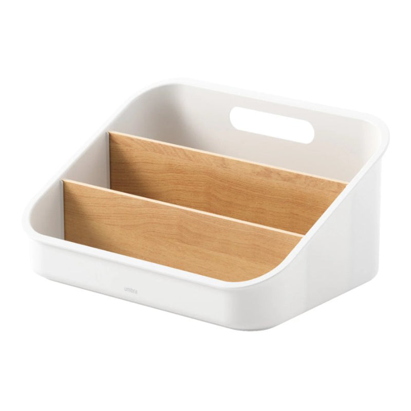 Umbra Bellwood Storage Organizer - White / Natural