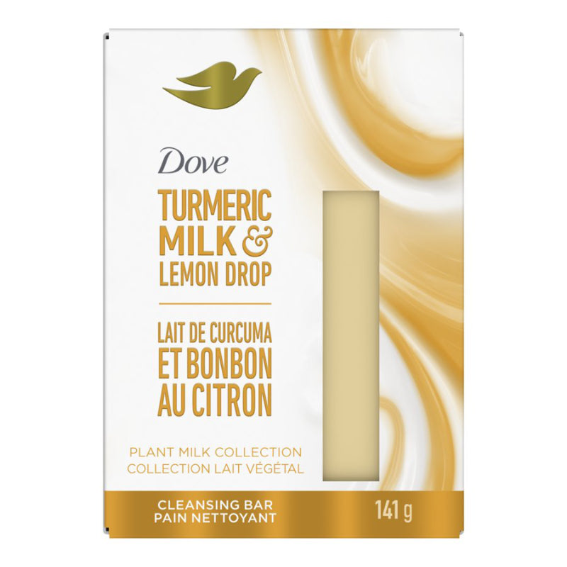 Dove Plant Milk Collection Solid Bar - Turmeric Milk & Lemon Drop - 141g