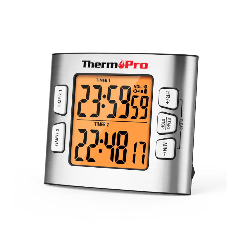 ThermoPro Kitchen Timer - Silver - TM02W