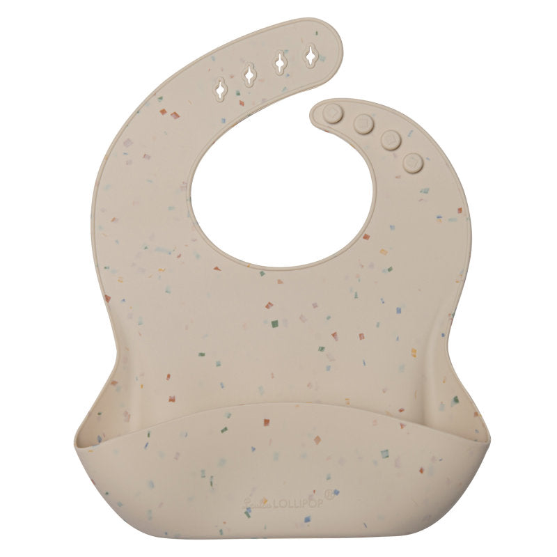 Loulou Solicon Oat Speck Lollipop Bib