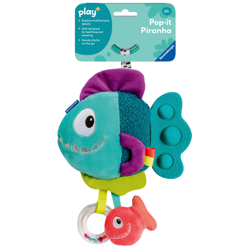 Ravensburger Play+ Pop-it Piranha - Blue