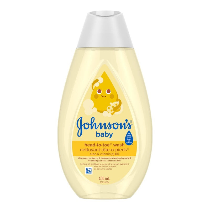 Johnson's Head-To-Toe Baby Body Wash / Shampoo - 400ml