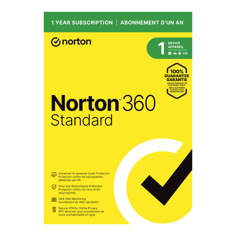 Norton 360 Standard - 1 Device/1 Year - 21400080