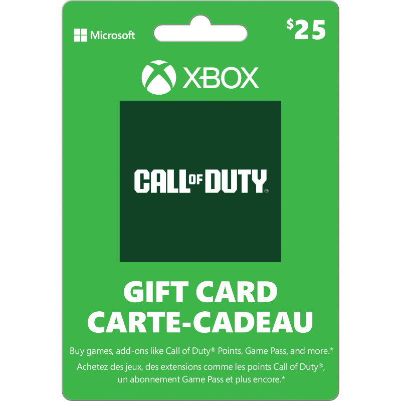 Xbox Gift Card Digital Code $25 - Call of Duty IP Branded