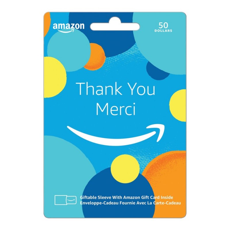 Amazon Thank You Gift Card - $50