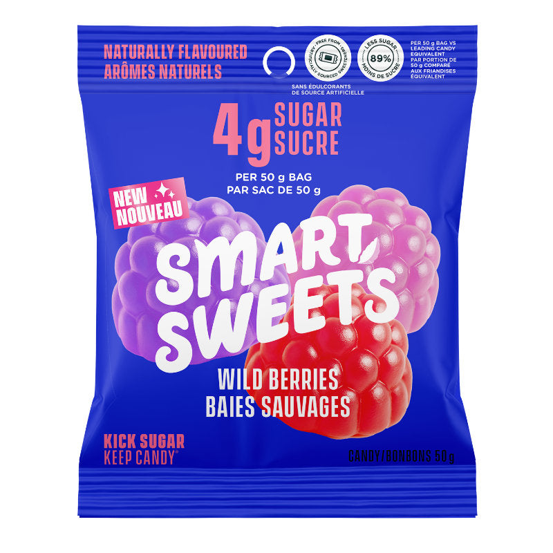 SmartSweets Candy - Wild Berries - 50g