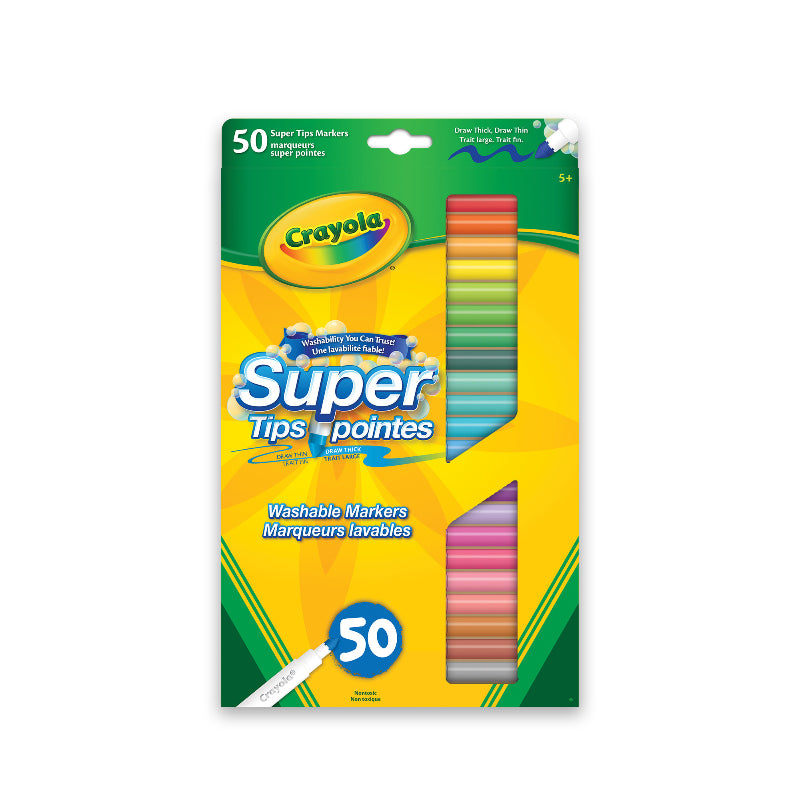 Crayola Super Tips Pointers - Washable Markers - 50s