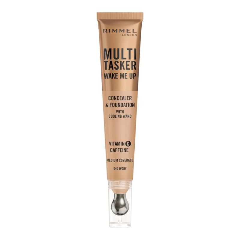 Rimmel London Multi Tasker Wake Me Up Concealer &amp; Foundation - Ivory (040)