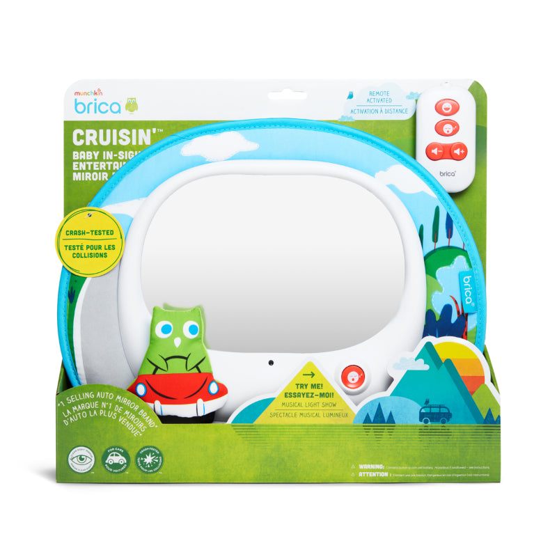 Munchkin Brica Cruisin' Baby In-Sight Car Mirror - Green