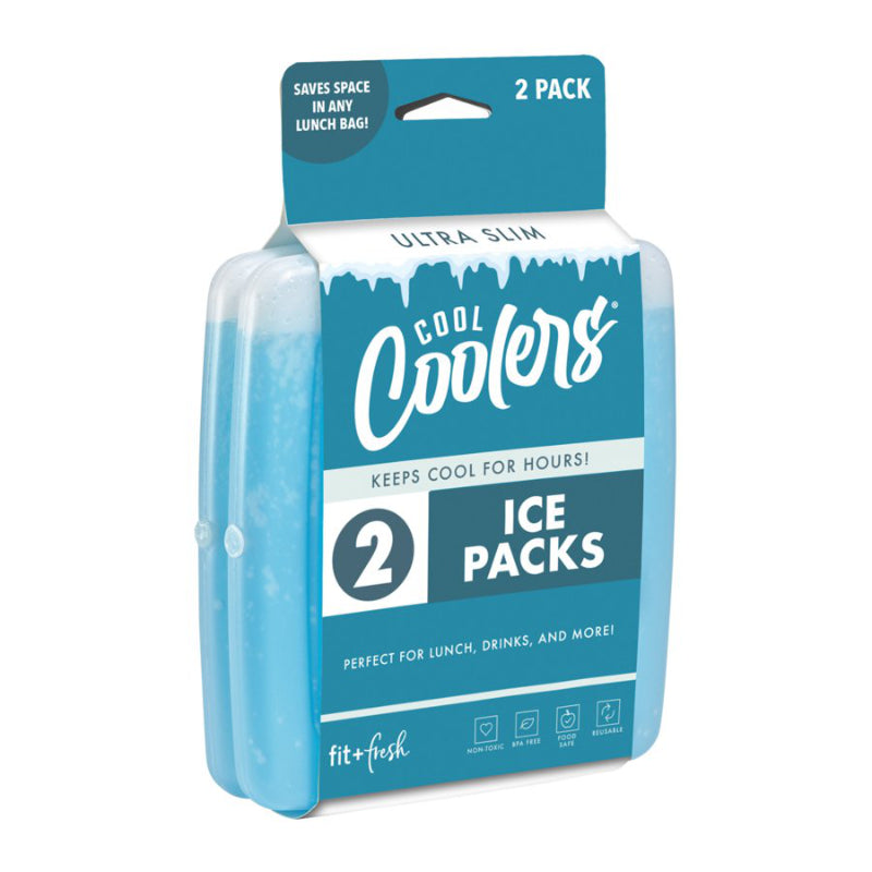 Fit + Fresh Cool Coolers Ultra Slim Ice Packs - 2s