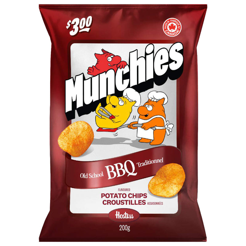 Munchies Flavoured Potato Chips - Old School BBQ - 200g