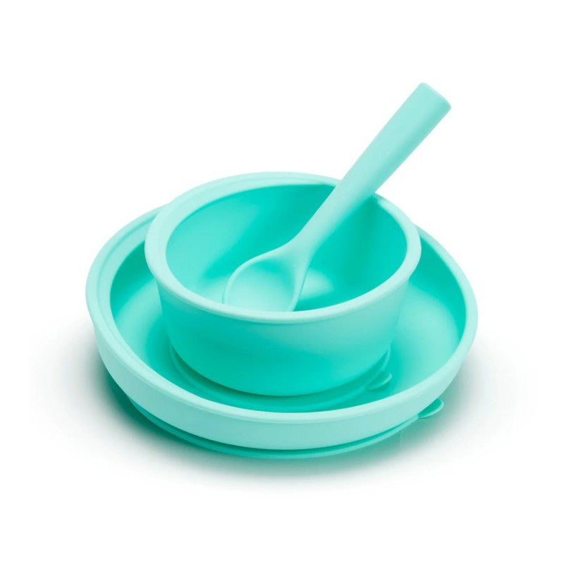 Munchkin C'est Silicone! Baby Self Feeding Set - Mint