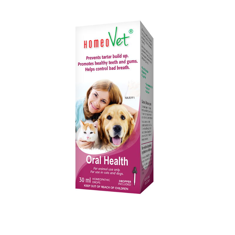 HomeoVet Homeopathic Drops for Cats and Dogs - Oral Health - 30ml