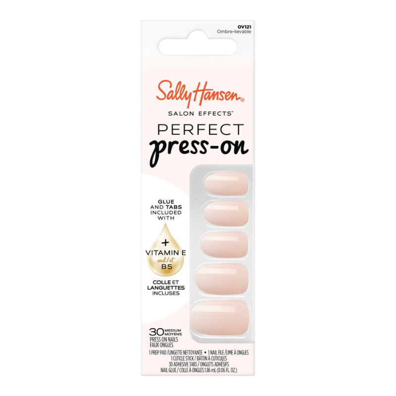 Sally Hansen Salon Effects Perfect Press-on False Nails Kit - Medium - Oval - Ombre-lievable (OV121) - 30's