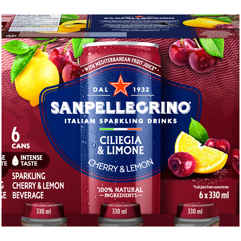 Sanpellegrino - Cherry and Lemon - 6x330ml