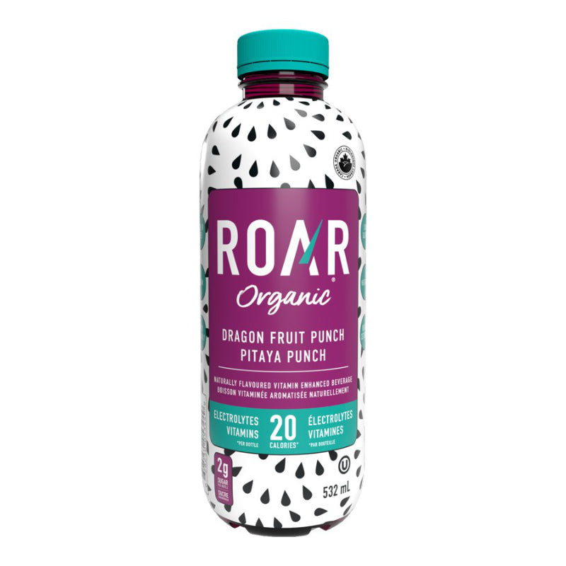 Roar Organic Electrolyte Drink - Dragon Fruit & Pitaya Punch - 532ml