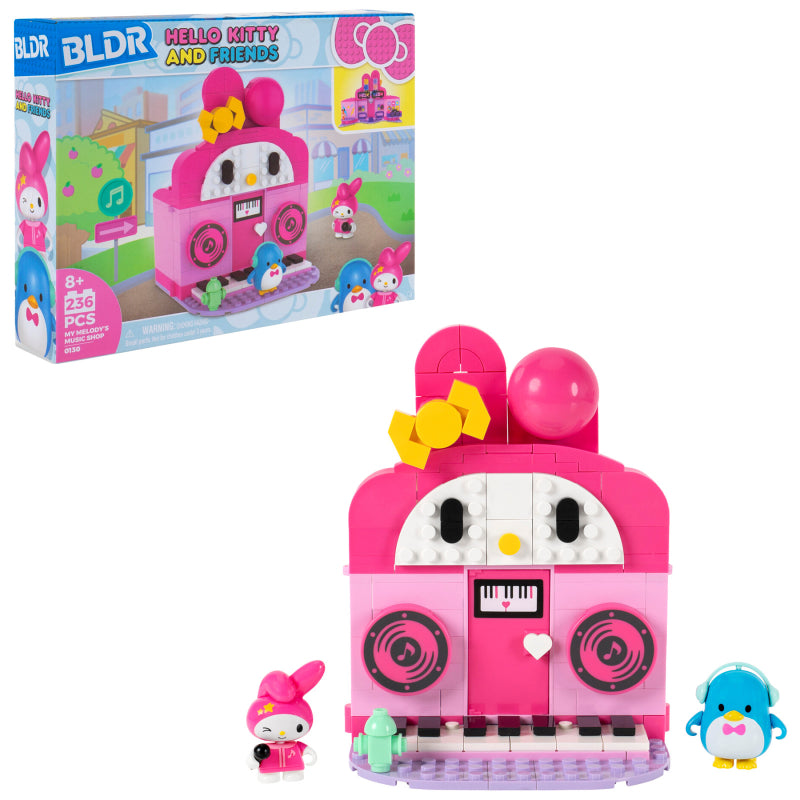 BLDR Hello Kitty & Friends Sanrio Mini Building Playset