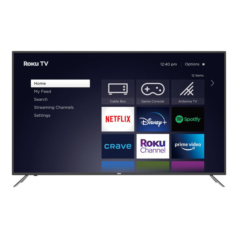RCA 58-in LED 4K UHD Smart TV with Roku TV - RTRU5828-B-CA
