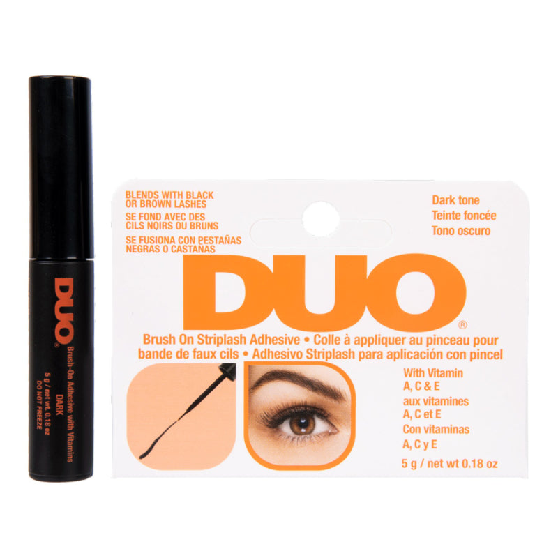 Duo Brush-On Strip Lash Adhesive - Dark Tone - 5g