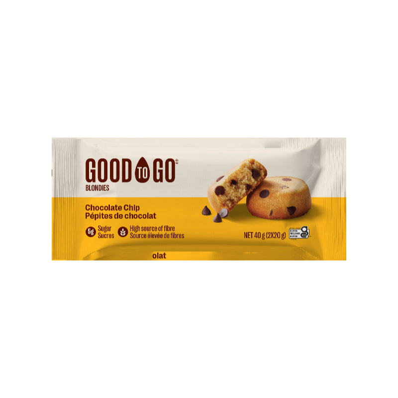Good to Go Blondies - Chocolate Chip - 2x20g