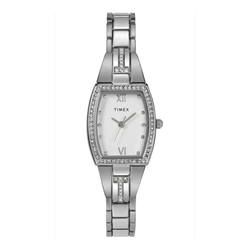 Timex Main Street Wristwatch - Silver-Tone - TW2W956009J