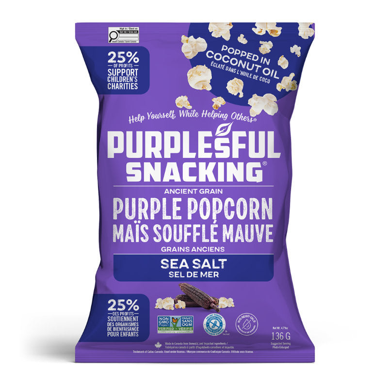 Purplesful Sea Salt Popcorn - 136g