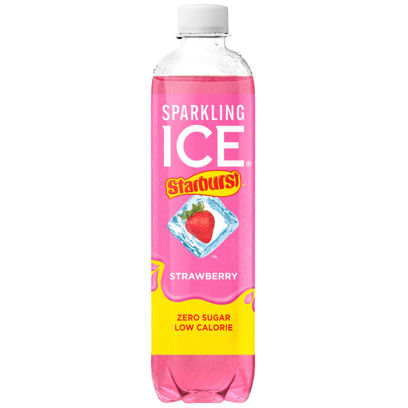 Sparkling Ice Beverage - Starburst Strawberry - 503ml
