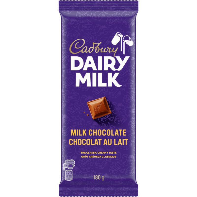Cadbury Dairy Milk - Milk Chocolate - 180g