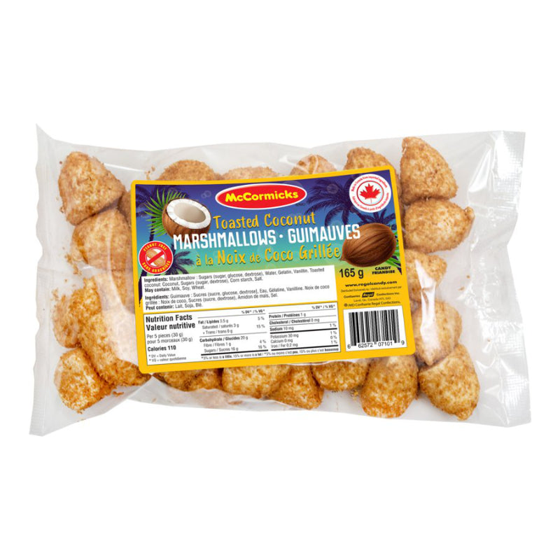 McCormicks Marshmallows Toasted Coconut Candy - 165g