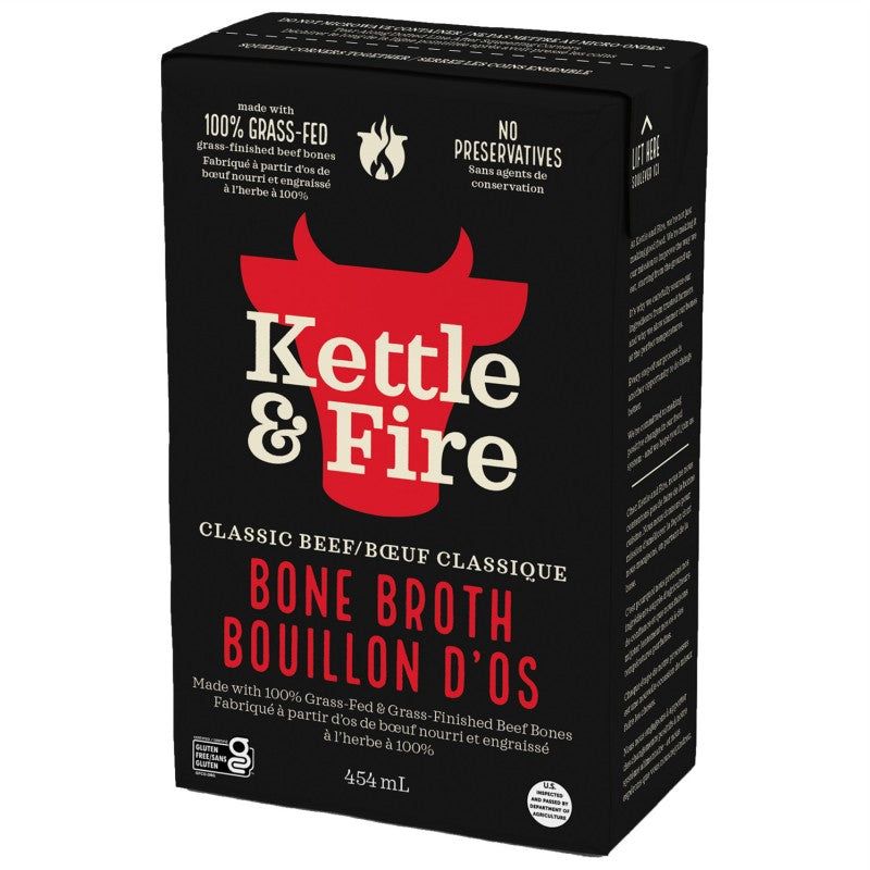 Kettle & Fire Bone Broth - Classic Beef - 454ml