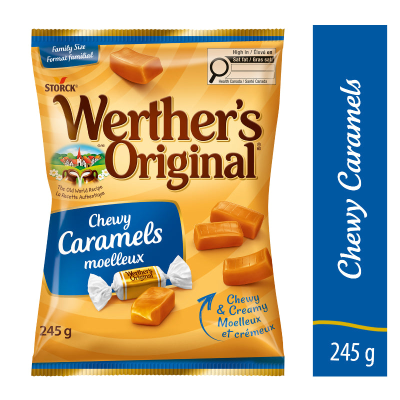 Werther's Original Chewy Caramels Candy - 245g