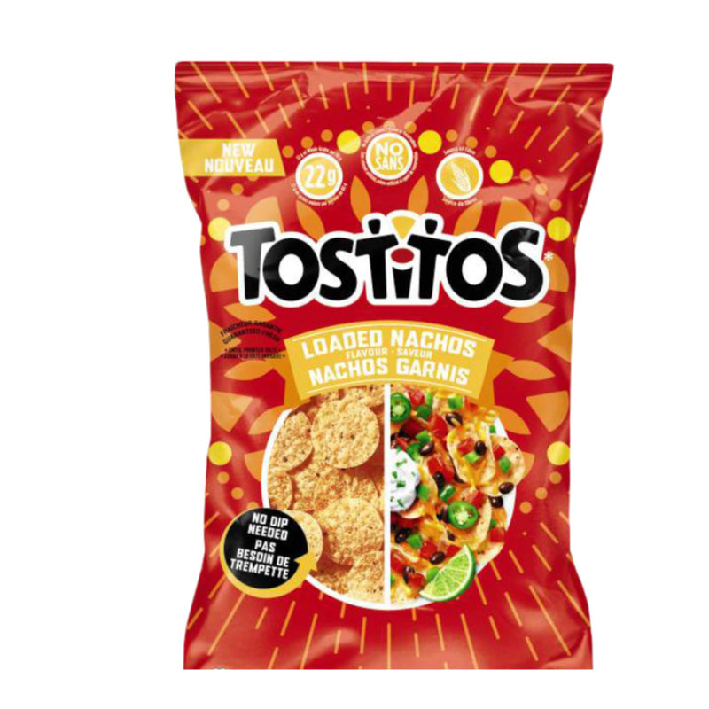 Tostitos Rounds Loaded Nachos Flavour Tortilla Chips - 80g