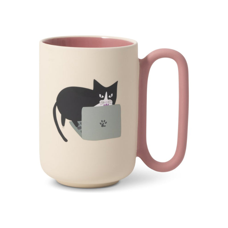 Brooklyn Steel Co. Mug - Laptop Cat - 591ml