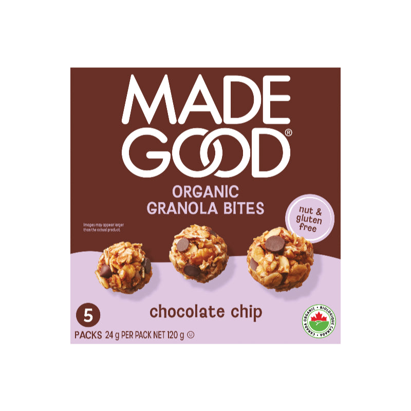 MadeGood Organic Granola Minis - Chocolate Chip - 5 pack / 120g