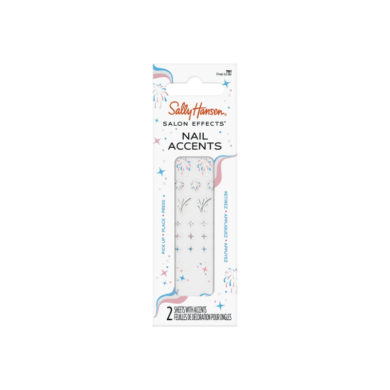Sally Hansen Salon Effects Nail Accents Limited Edition Pride Collection Nail Art Sticker Set - Free to Be