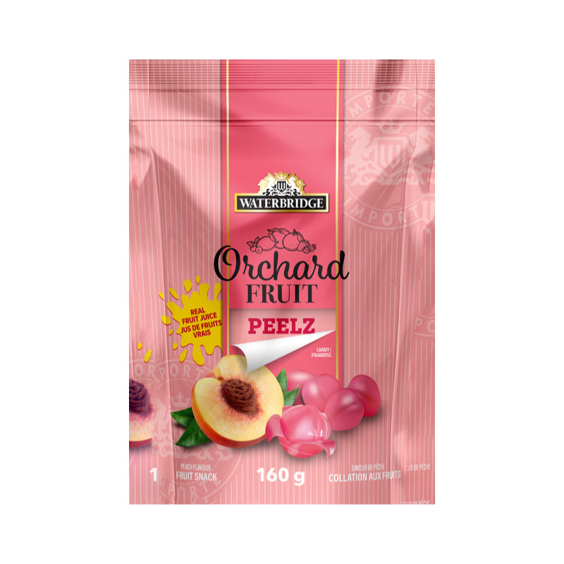 Waterbridge Orchard Fruit Peelz Candy - Peach - 160g