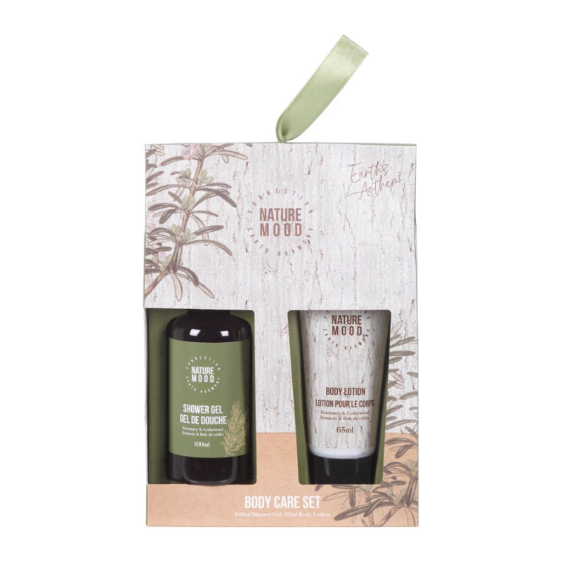 Nature Mood Earth's Anthem Body Care Set - Rosemary & Cedarwood - 2 pieces