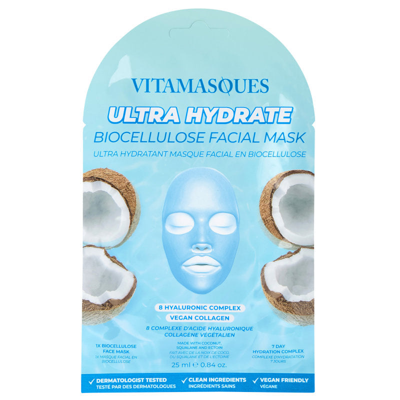 Vitamasoues Ultra Hydrate Facial Gel Mask - Blue