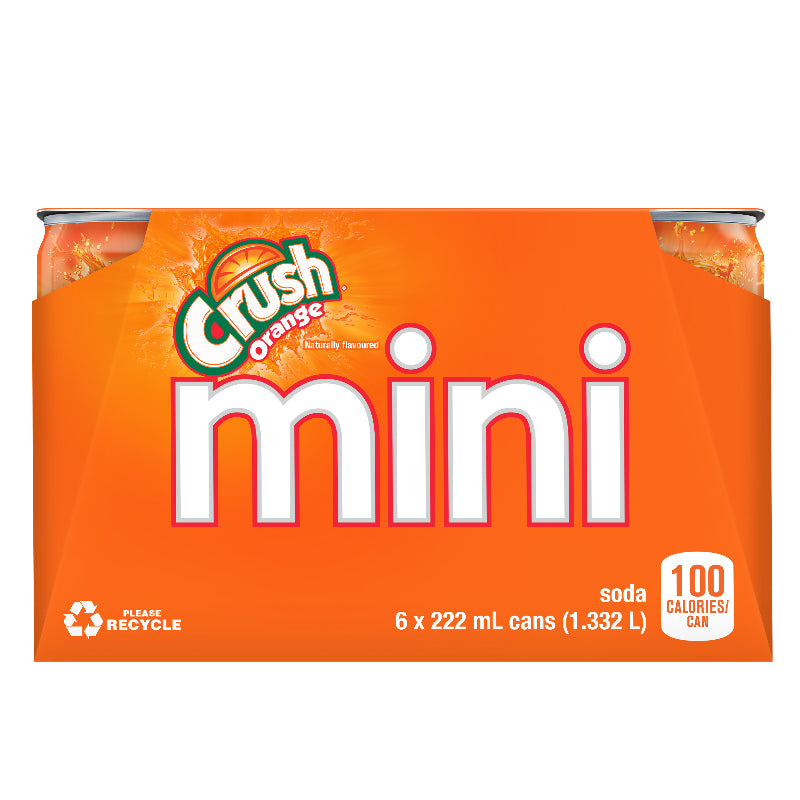 Crush - Orange - 6 x 222ml