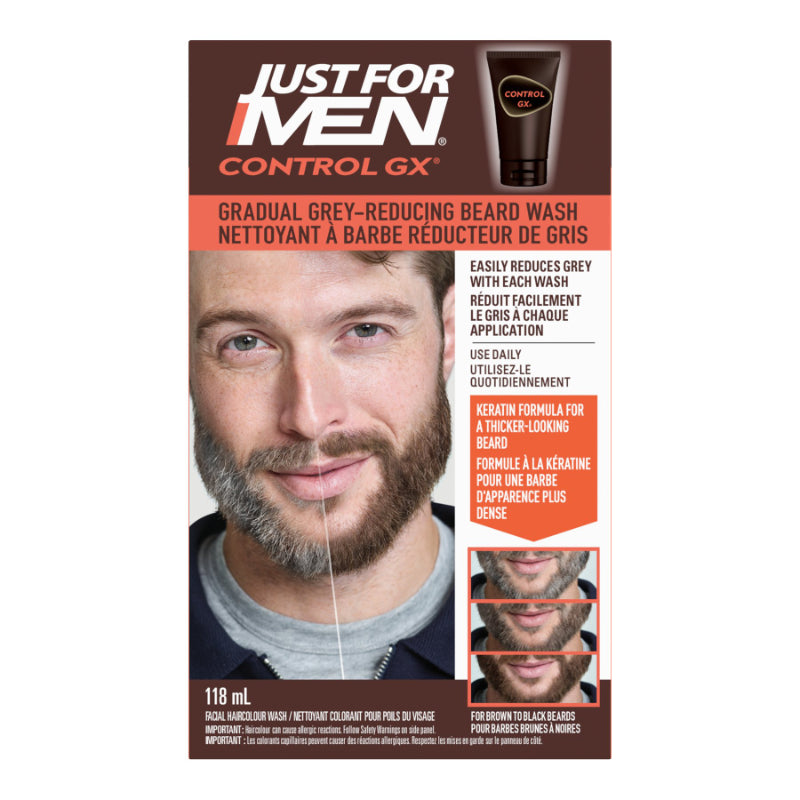 Just for Men Control GX Hair Color Beard Wash - 118ml